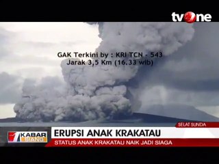 Status Gunung Anak Krakatau Naik Jadi Siaga