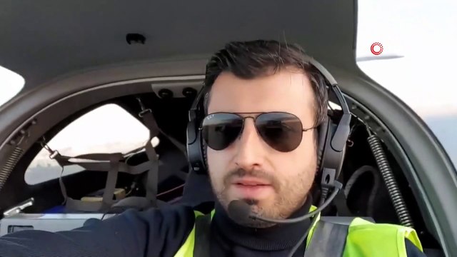Selçuk Bayraktar, hava aracı ile ilk seferini İstanbul'dan Tekirdağ'a yaptı
