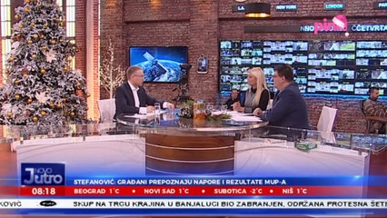 Ministar Stefanovic o sistematizaciji - TV Pink (dec 2018)