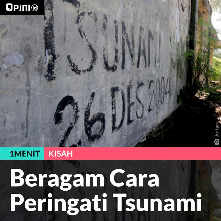 #1MENIT | Beragam Cara Peringati Tsunami