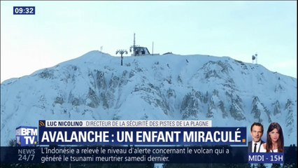 Un enfant miraculé à La Plagne après avoir été enfoui pendant une heure sous une avalanche