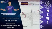 TOP 10 bàn thắng đẹp nhất của Quả Bóng Vàng Việt Nam 2018: Nguyễn Quang Hải | HANOI FC