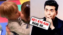 Karan Johar SHOCKED To See His Kids KISSING Each Other | WATCH