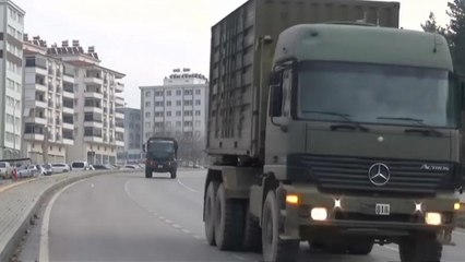 Video | Suriye sınırına askeri takviye devam ediyor