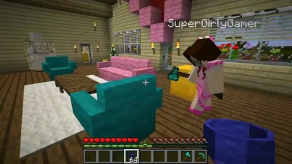 PopularMMOs Minecraft_ HOUSE FURNITURE! (WORKING TELEVISION, PC, CHAIRS, PRINTER, LAMPS, & MORE!) Mod Showcase