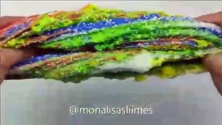 Most Satisfying Slime Video 2018 - Rainbow Slime ASMR #34