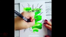 EXTREMELY SATISFYING CALLIGRAPHY / DRAWING / ART #6 | Amazing Drawings Compilations