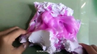 Mixing Clay into Slime ASMR | 12 minutes of the Most Satisfying Slime ASMR | No Talking