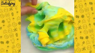 Most Satisfying Crunchy Slime 2018   14