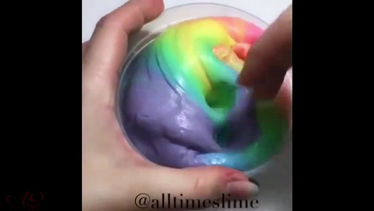 SATISFYING ICEBERG SLIME COMPILATION -  ASMR