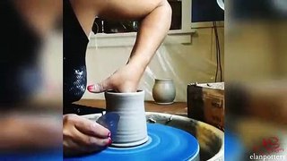 Satisfying POTTERY Compilation #8 | ASMR Pottery