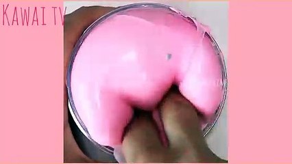 SATISFYING SLIME ASMR VIDEO - GLOSSY SLIME- CLICKY SLIME
