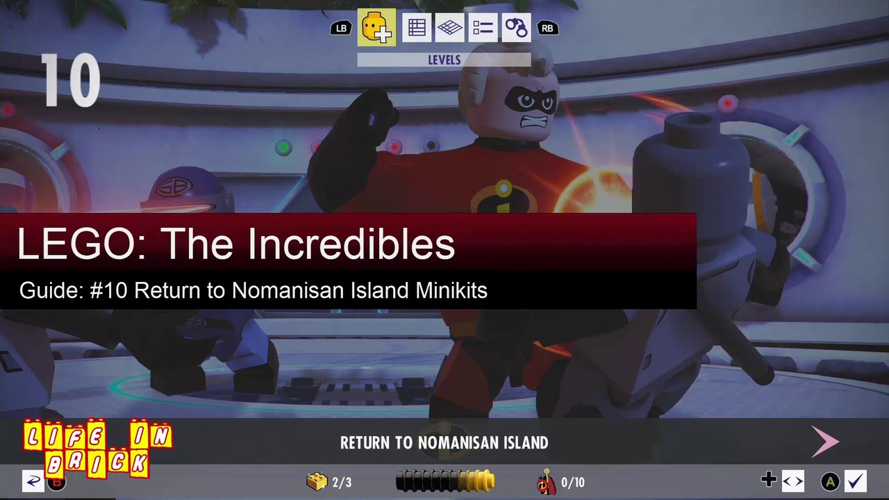 10 Return to Nomanisan Island Minikits Guide - LEGO The Incredibles - video  Dailymotion