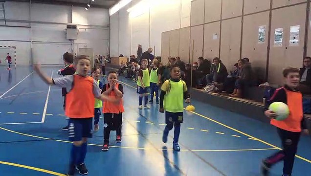 L'arrivée du Père Noël samedi 22 décembre auprès des footballeurs de l'US Godervillaise