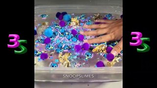 So Relaxing and Satisfying Slime Videos / ASMR Slime Challenge #25