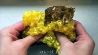 Most Satisfying YELLOW Slime Video In The WORLD!