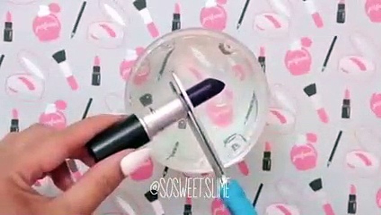 Lipstick Mixing Slime ️