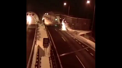 En Slovaquie, un homme survit à un spectaculaire accident