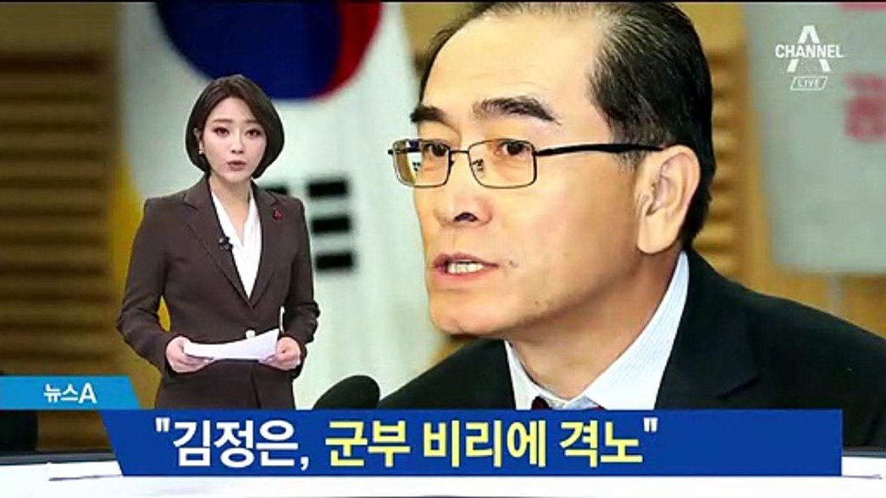 태영호 “김정은, 군부 비리에 격노”…軍 행사 보도 빠져