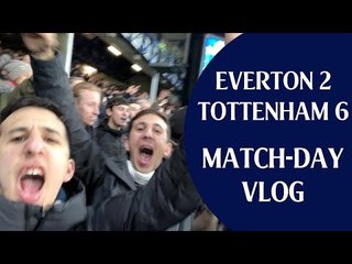 Everton 2 Tottenham 6 | SCENES AT GOODISON PARK! Heung Min Son Magic 손흥민 | Match-day Vlog