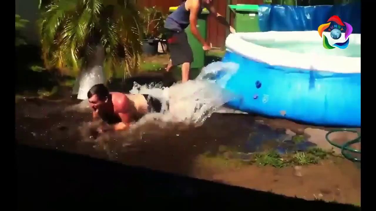 Funny Swimming Pool Destruction Compilation