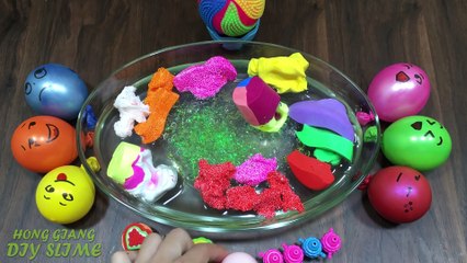 MIXING MAKEUP AND CLAY INTO CLEAR SLIME!!! RELAXING SATISFYING SLIME!!