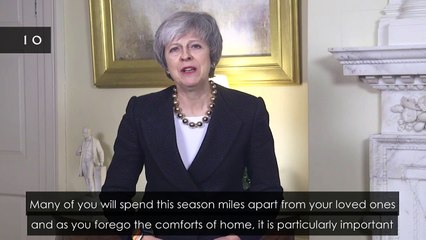 May pays tribute to the UK's 'finest forces in the world'