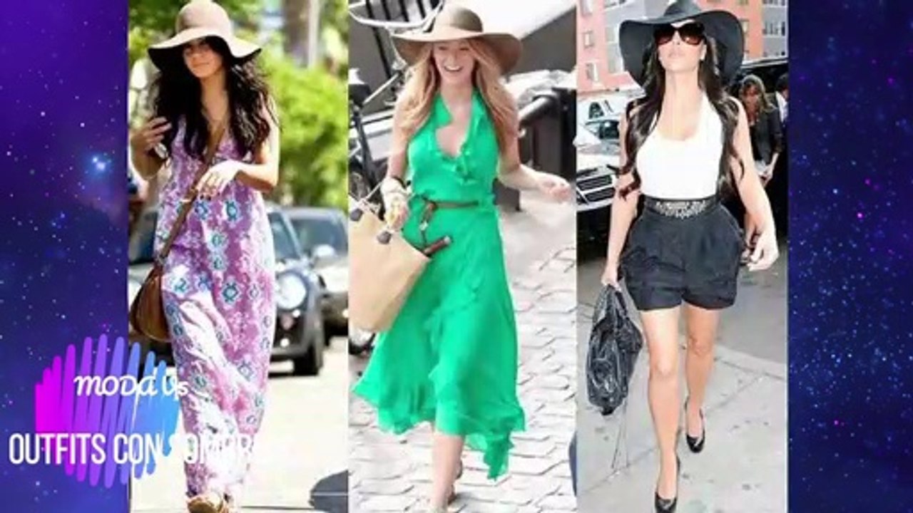 OUTFITS CON SOMBRERO 2019- MODA V5