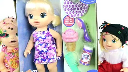 Baby Alive Bebeğimle Dondurma Zamanı Oyuncak Bebek
