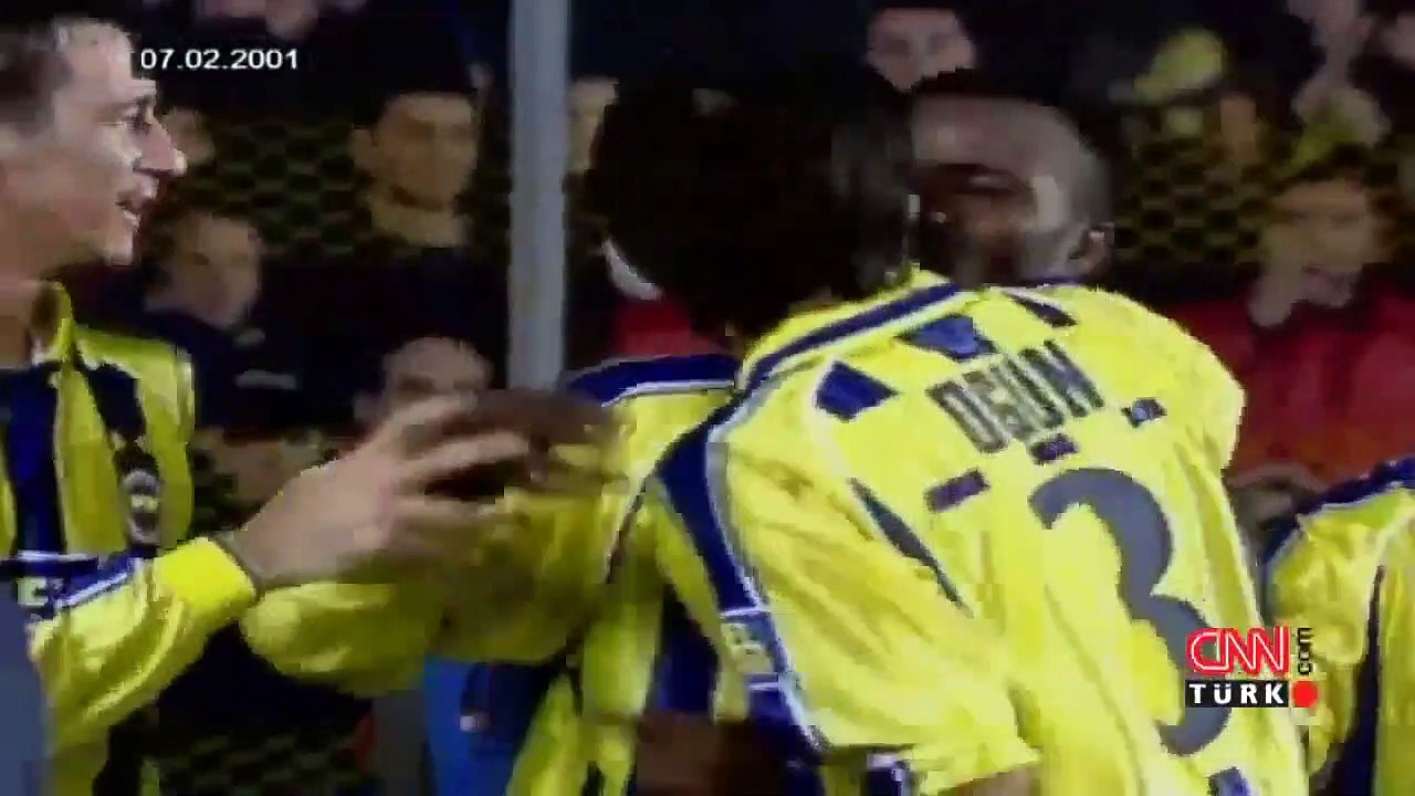 Fenerbahçe 4 Galatasaray 4   Penaltılar 3- 2 Türkiye Kupası Yarı Final Maçı 07 02 2001