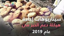 فيديو جراف.. سيناريوهات إعادة هيكلة دعم الخبز فى عام 2019