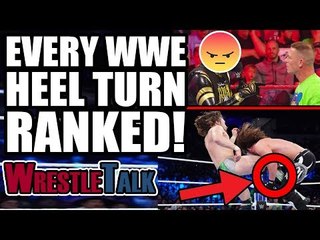 Every WWE 2018 HEEL TURN Ranked On The Main Roster! | WrestleTalk