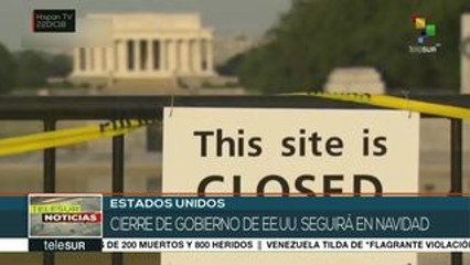 EE.UU.: persiste cierre parcial de entidades federales