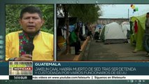 teleSUR Noticias: Guatemala: arriban restos mortales de Jakeline Caal