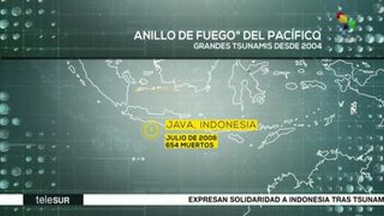 Anillo de fuego del Pacífico ha provocado tsunamis en el siglo XXI