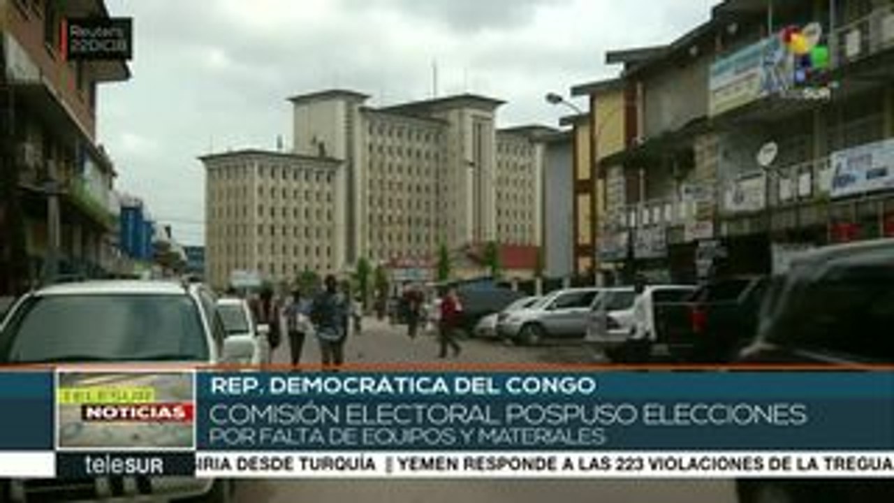 Congo: suspenden elecciones generales