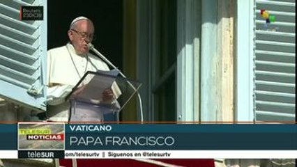 Papa Francisco se solidariza con víctimas de tsunami en Indonesia