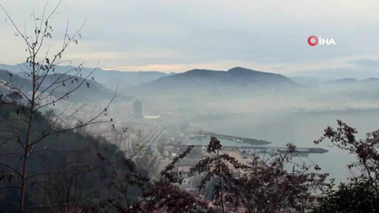 Sis değil hava kirliliği...Geçen yıl Türkiye'nin havası en temiz ili seçilen Giresun’da hava kirliliği dikkat çekiyor
