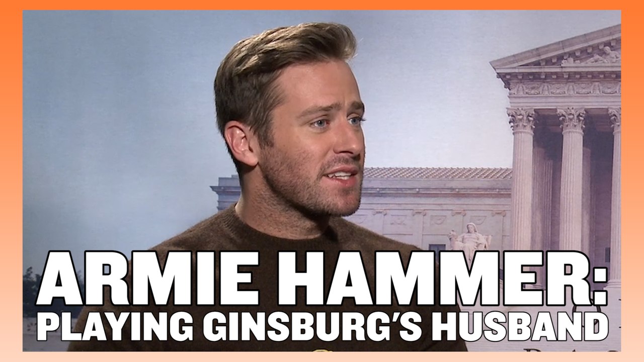 On the Basis of Sex - Armie Hammer On Playing Ginsburg's Husband
