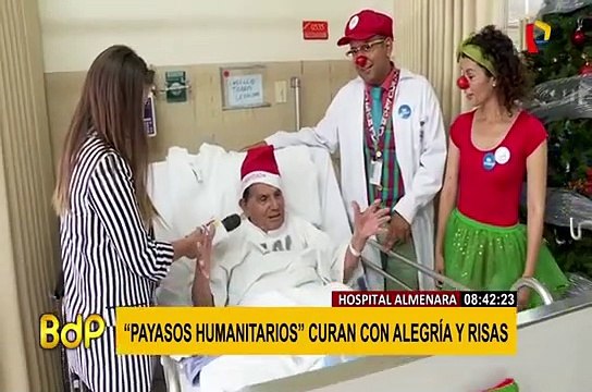 Hospital Almenara: conoce a los payasos humanitarios que curan con alegría y risas