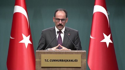 Kalın: 'Cumhurbaşkanı Erdoğan'ın daveti üzerine Trump'ın, 2019 yılı içerisinde Türkiye'yi ziyaret edeceğini bildirdiğini söyledi' - ANKARA