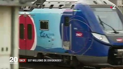 SNCF : 537 millions d'euros de dividendes versés en 2019