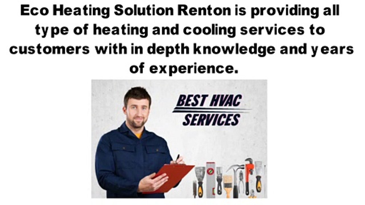 Eco Heating Solution Renton - Available 24/7