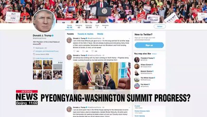 Pres. Trump claims positive progress made with N. Korea
