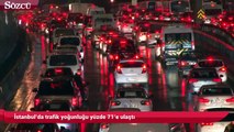 İstanbul’da trafik yoğunluğu yüzde 71’e ulaştı