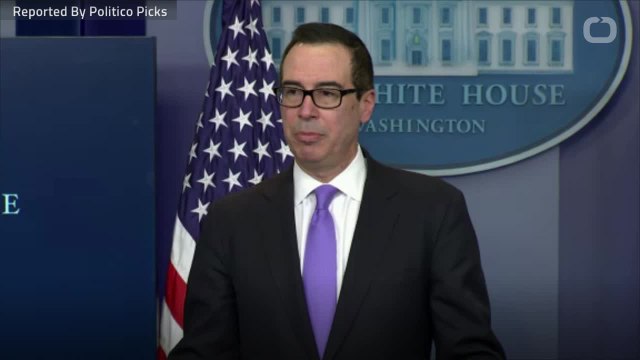 Mnuchin Tries To Calm Investors With Calls To Top Banks