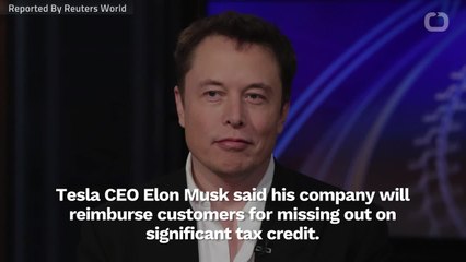 Elon Musk Will Make Up For Tax Credits For His Customers
