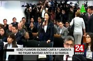 Keiko Fujimori recibió visitas de congresistas a horas de celebrar Navidad