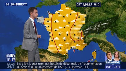 La météo pour ce mardi 25 décembre 2018