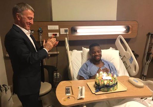 Ameliyat Olan Onazi'ye Ağaoğlu'ndan Doğum Günü Sürprizi